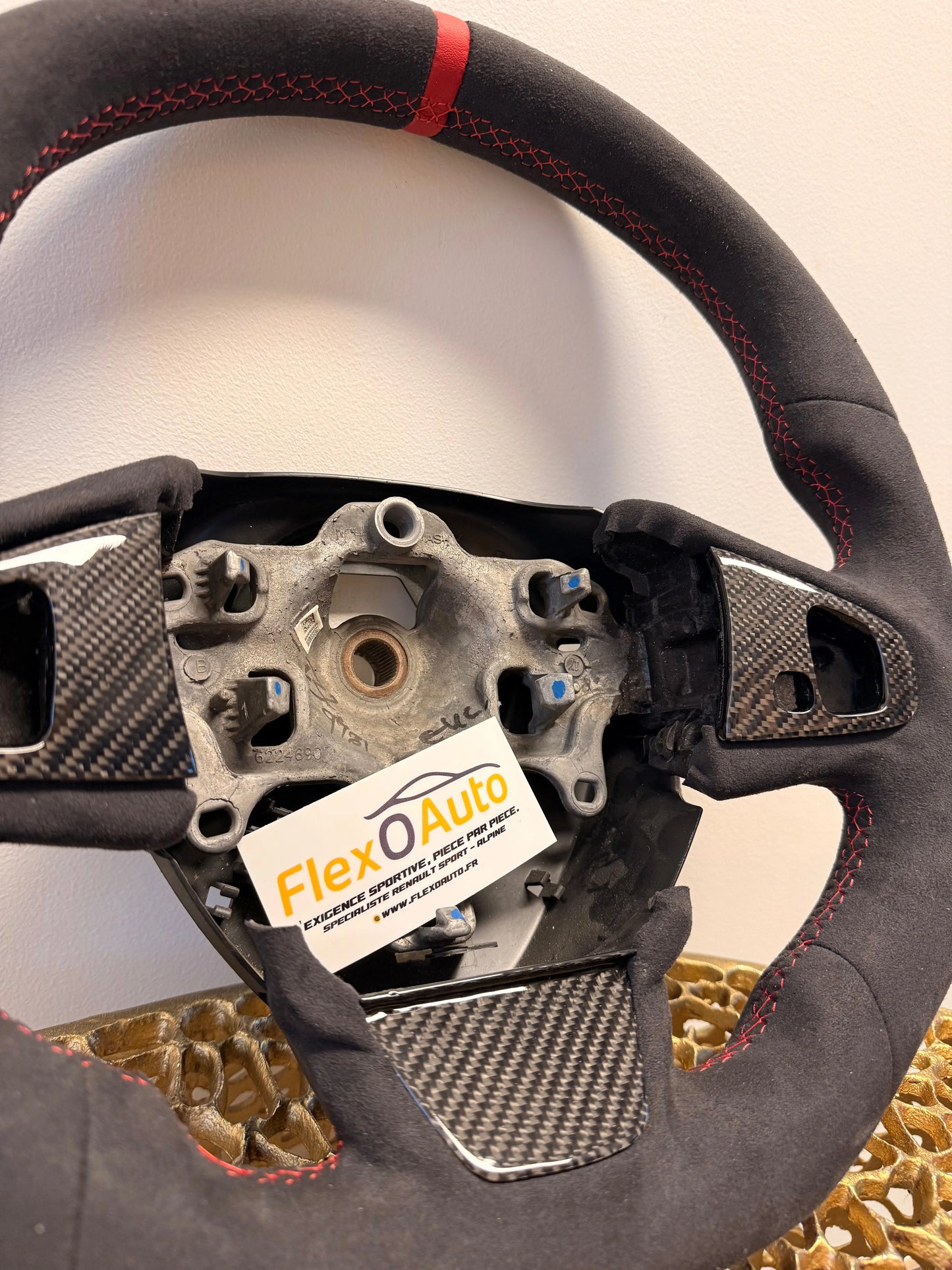 Volant Clio 4 RS Alcantara carbon - FlexOAuto