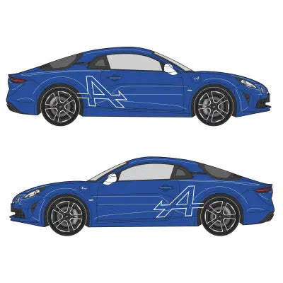 Stickers Alpine – Logo Latéraux FlexOAuto