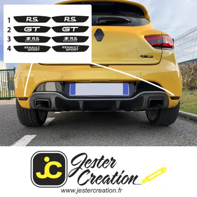 Stickers Anti-brouillards Renault Clio 4 RS ou GT FlexOAuto