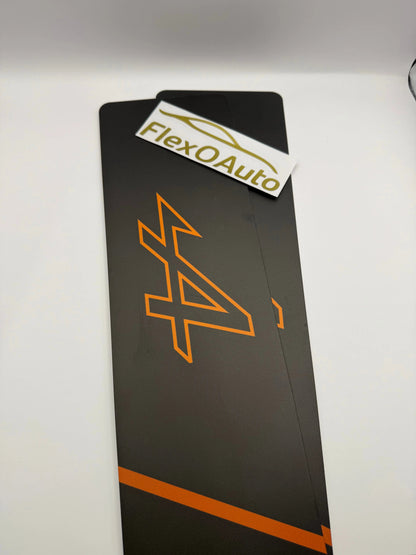 Caches Plaques Alpine Renault Sport – PVC 3mm FlexOAuto