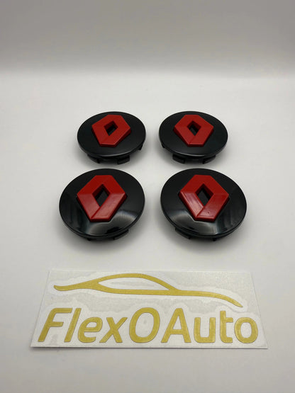 Centres de roues Renault 57 mm  (lot de 4) FlexOAuto