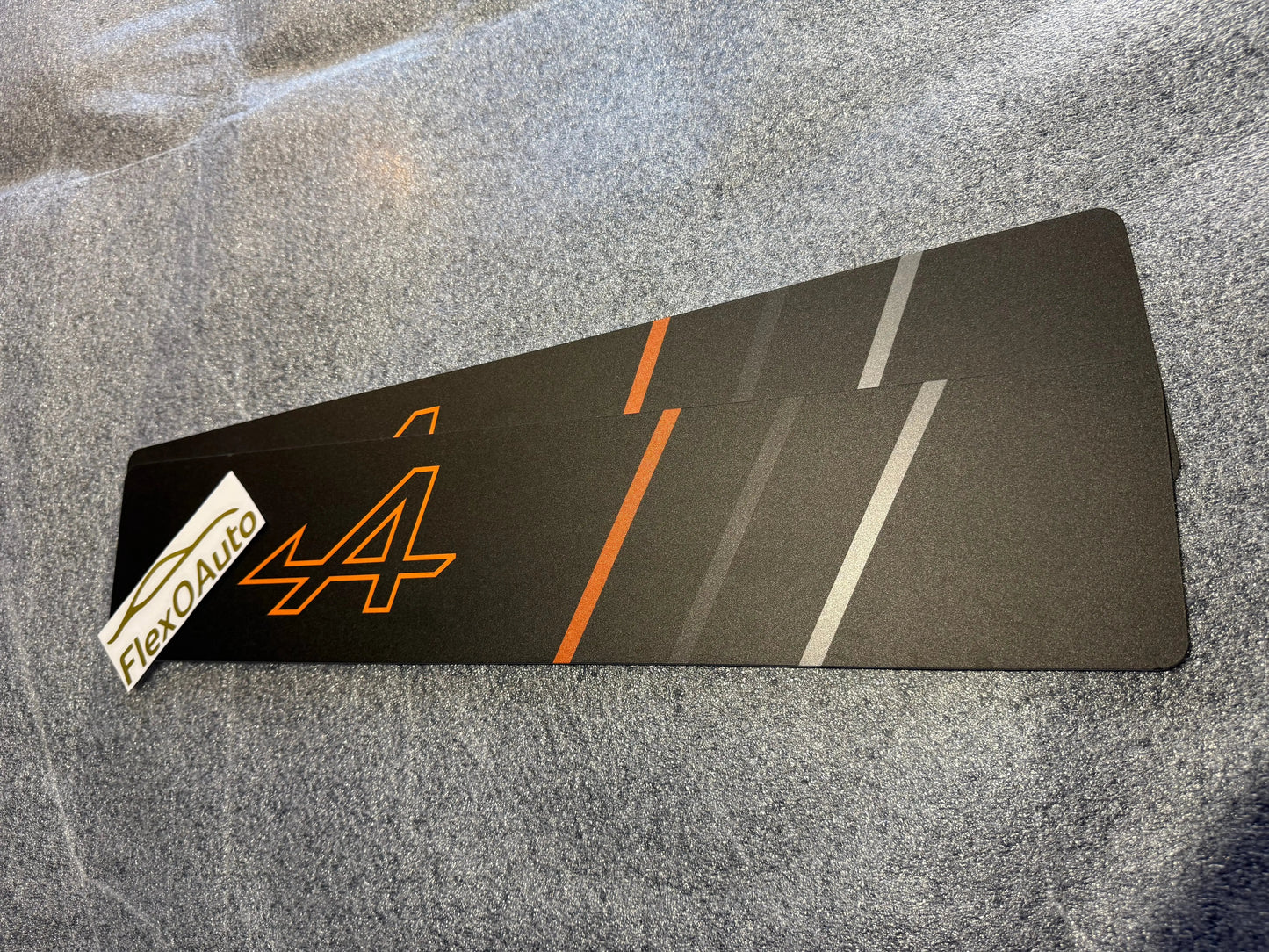 Caches Plaques Alpine Renault Sport – PVC 3mm FlexOAuto