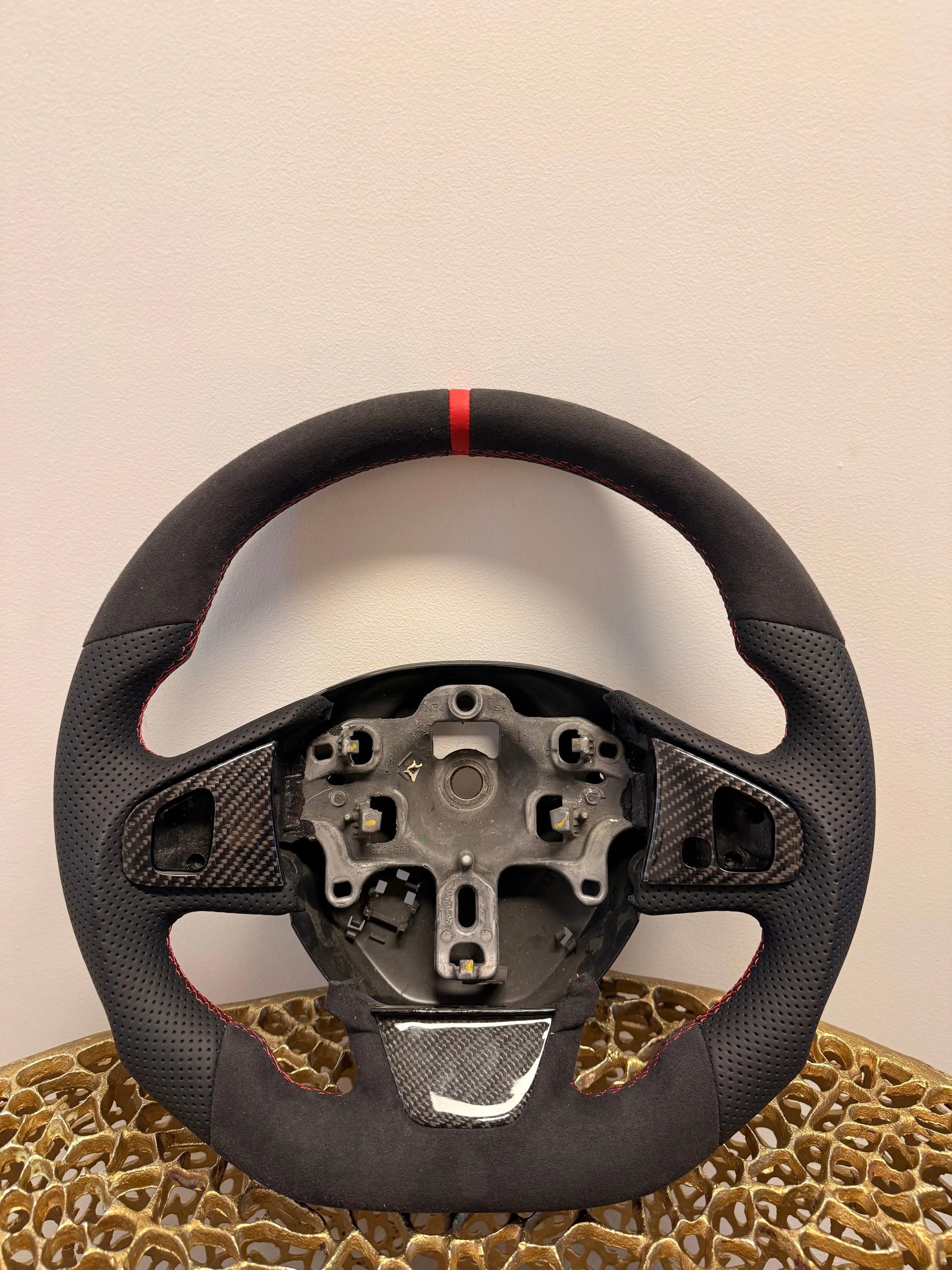 Volant Sport Alcantara & Cuir Perforé – Renault Clio 4 RS / GT - FlexOAuto
