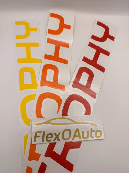 Autocollant « TROPHY » –Lame avant Megane RS FlexOAuto