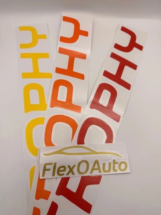 Autocollant « TROPHY » –Lame avant Megane RS FlexOAuto