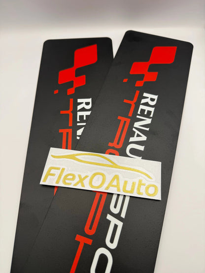 Caches Plaques Renault Sport Trophy – PVC 3mm FlexOAuto