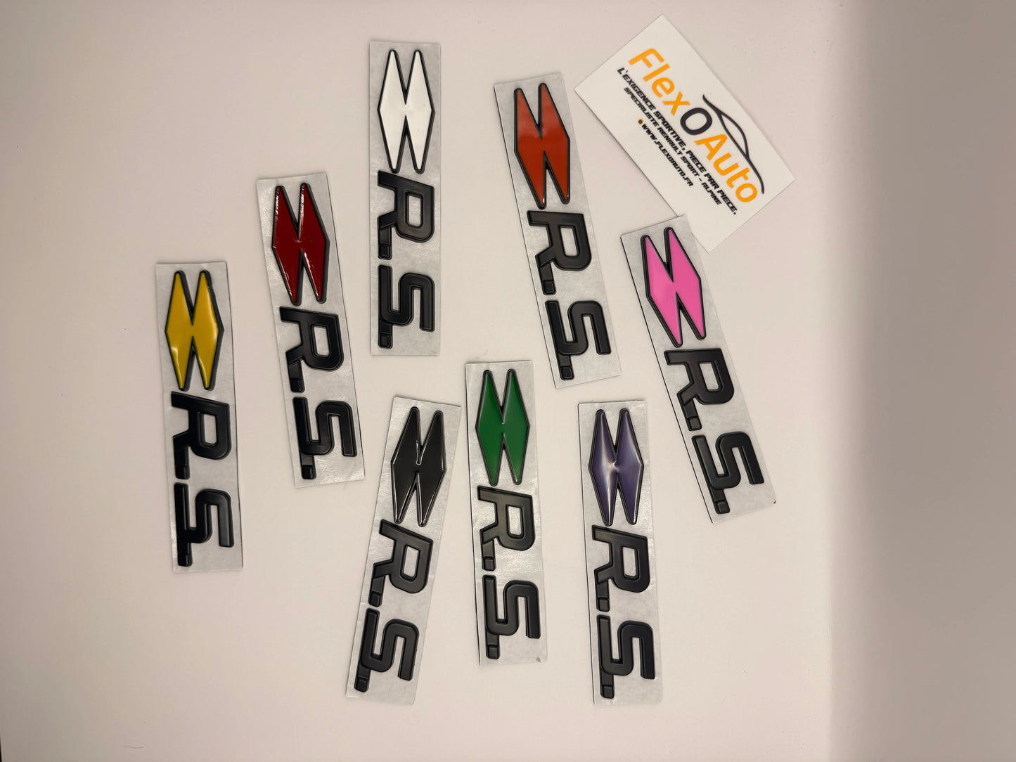 Badge R.S. Renault sport monogramme FlexOAuto