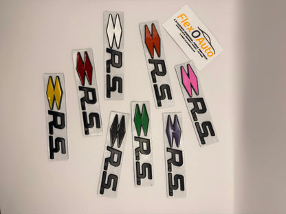 Badge R.S. Renault sport monogramme FlexOAuto
