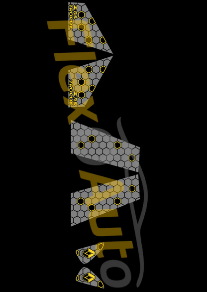 Kit déco Trophy Clio 4 RS – Custode & montant de porte | FlexOauto (Plusieurs coloris disponibles) FlexOAuto