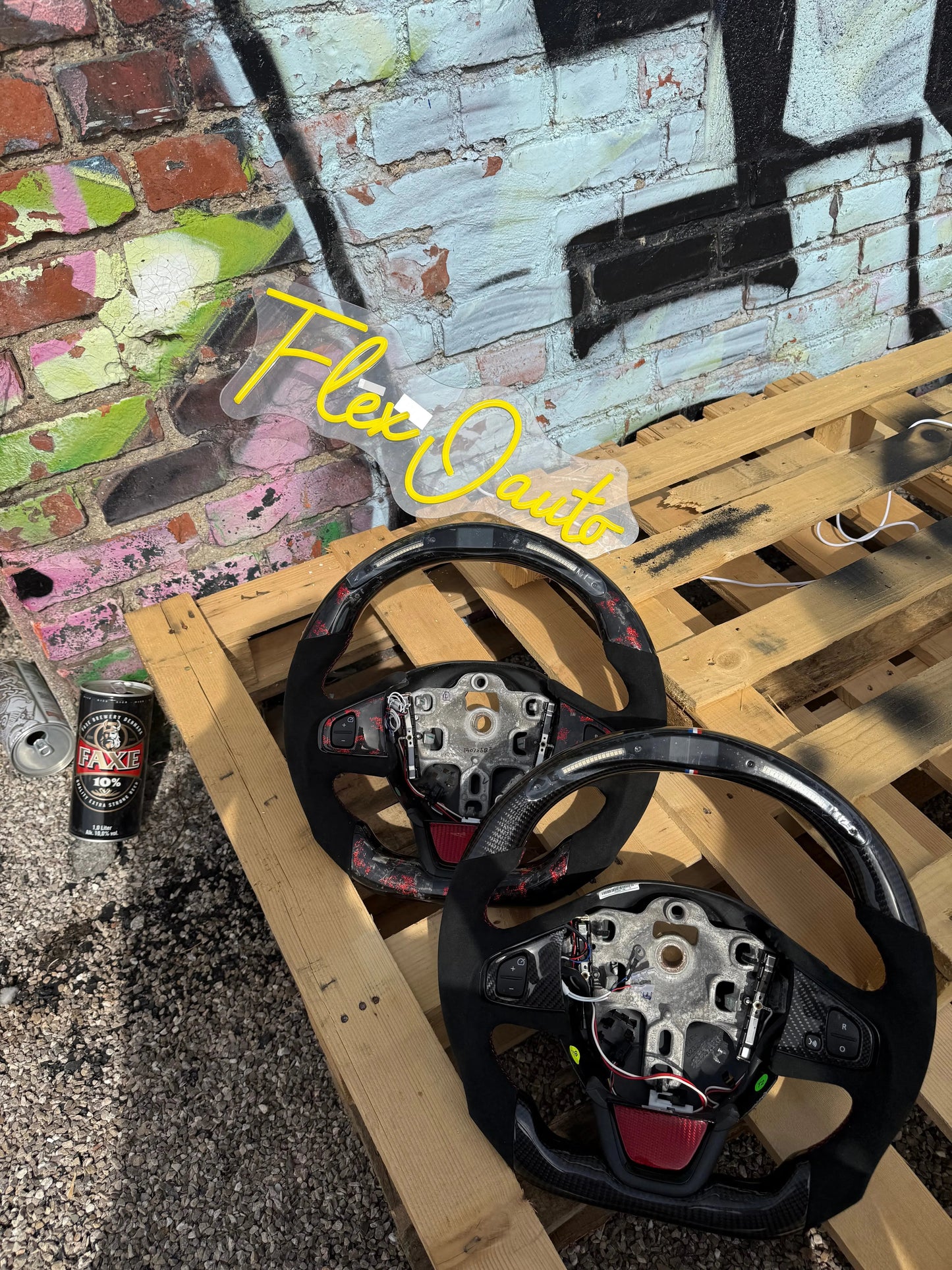 Volant carbone Clio 4 Rs shiftlight FlexOAuto