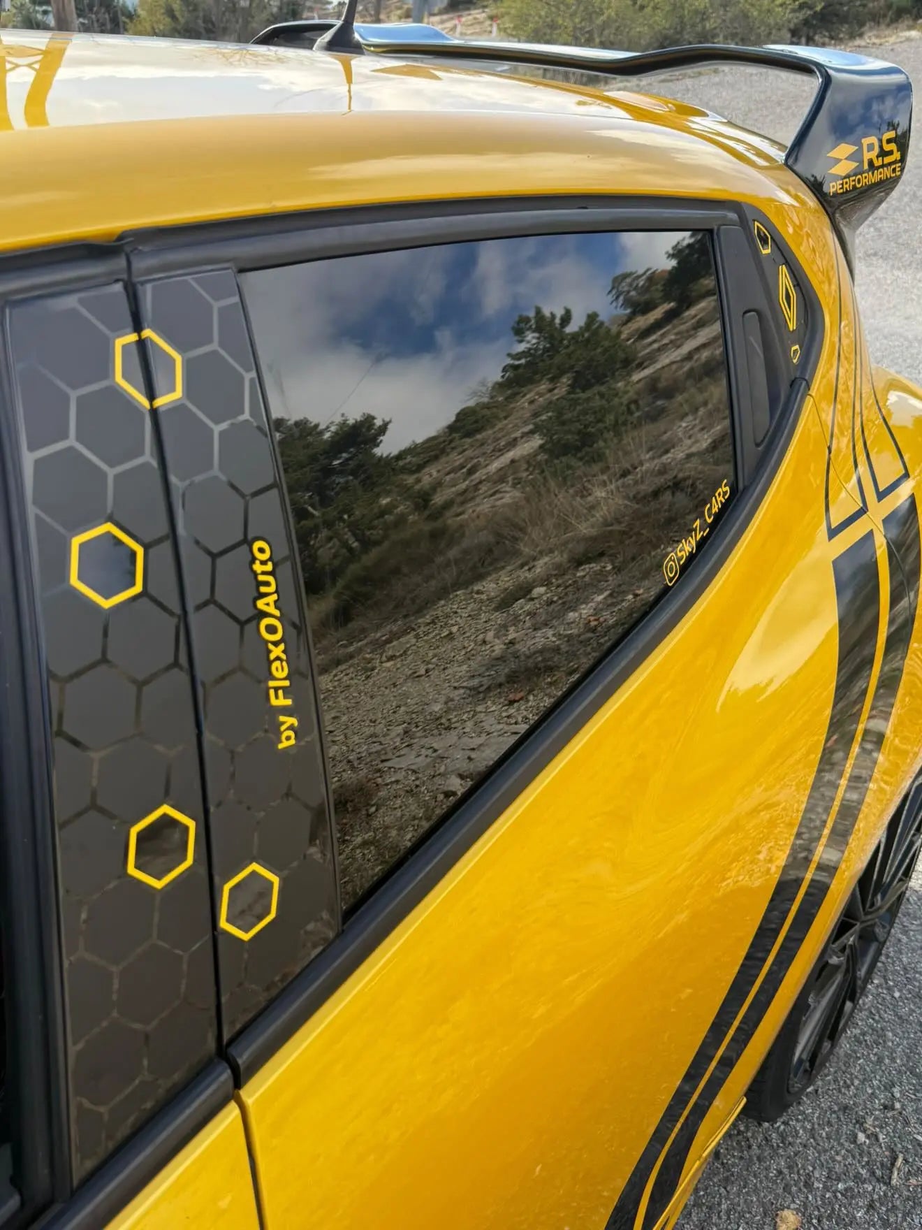 Kit déco custodes & montants de porte Renault Sport Clio 4 RS – FlexOauto - FlexOAuto