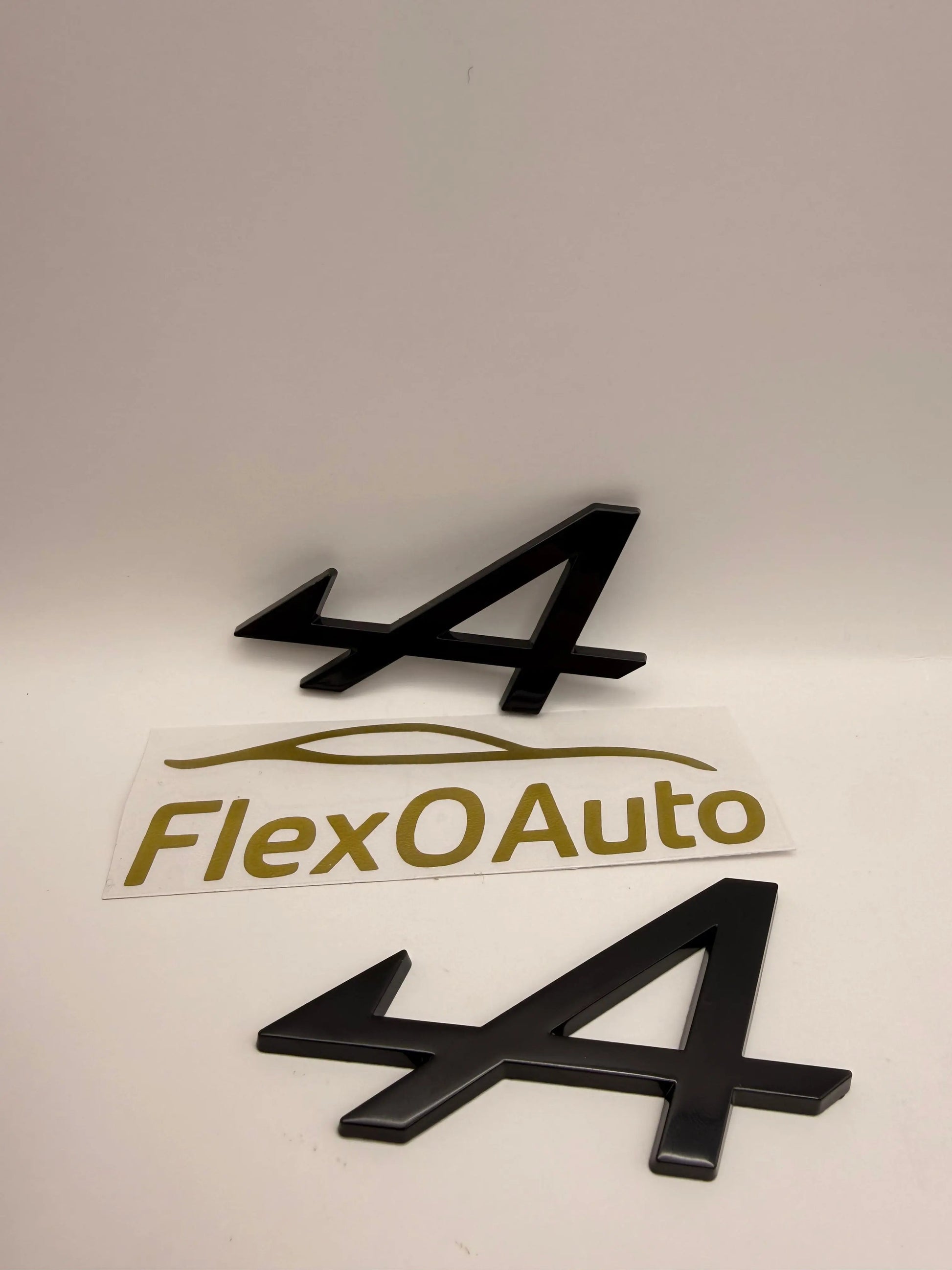 Monogramme Alpine noir –Logo A compatible A110, A110S, GT – FlexOauto FlexOAuto