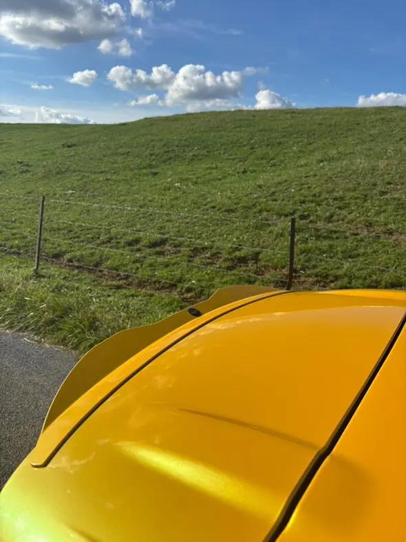 Extension de Becquet FlexOauto – Renault Clio 4 RS – Jaune Sirius / Couleur personnalisée FlexOAuto