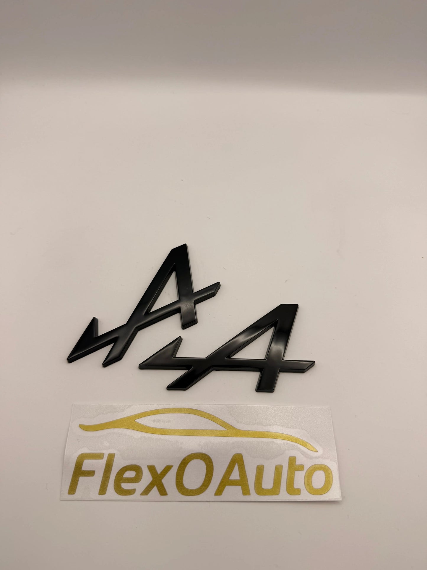 Monogramme Alpine noir –Logo A compatible A110, A110S, GT – FlexOauto FlexOAuto