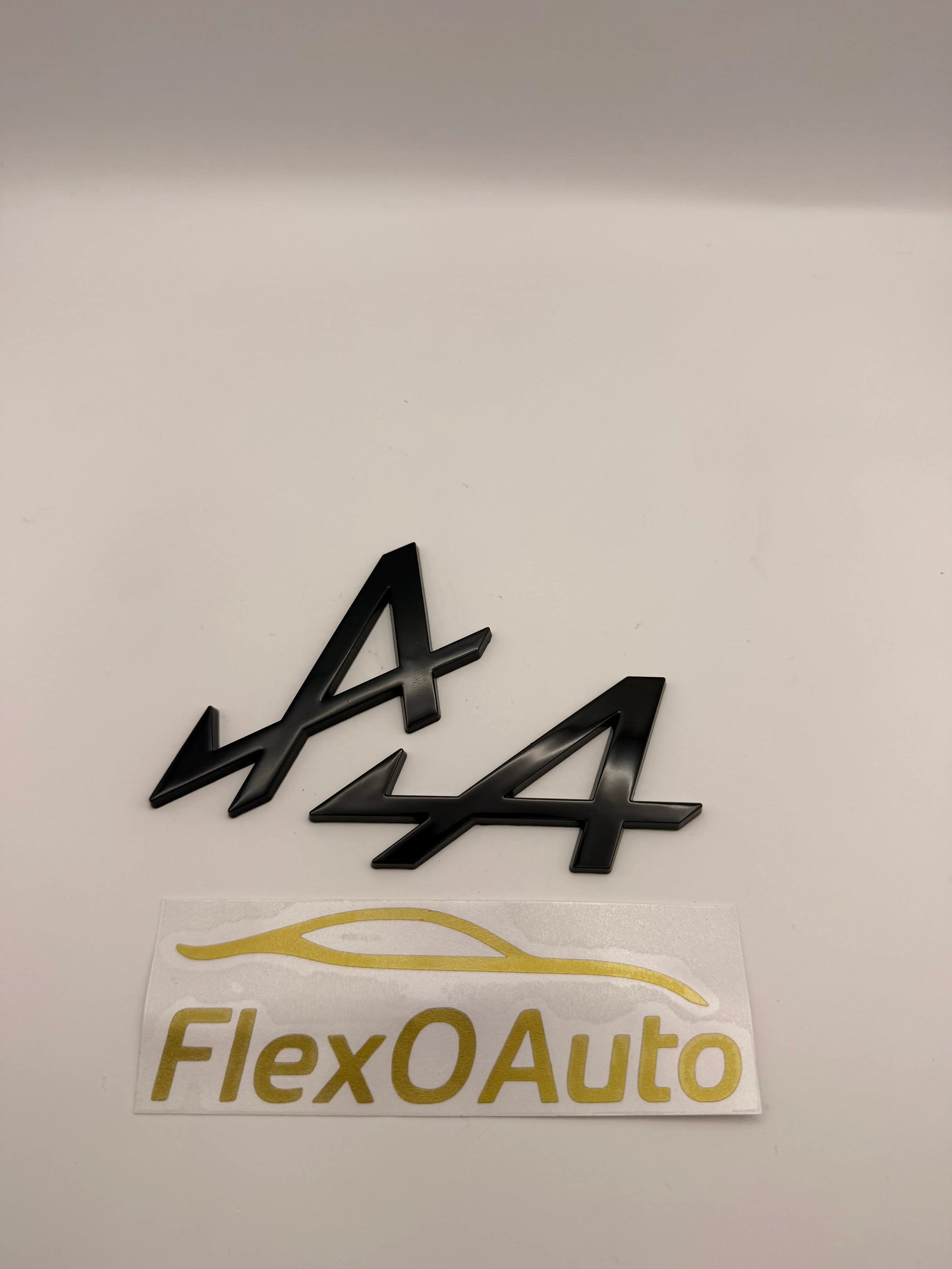 Monogramme Alpine noir –Logo A compatible A110, A110S, GT – FlexOauto FlexOAuto