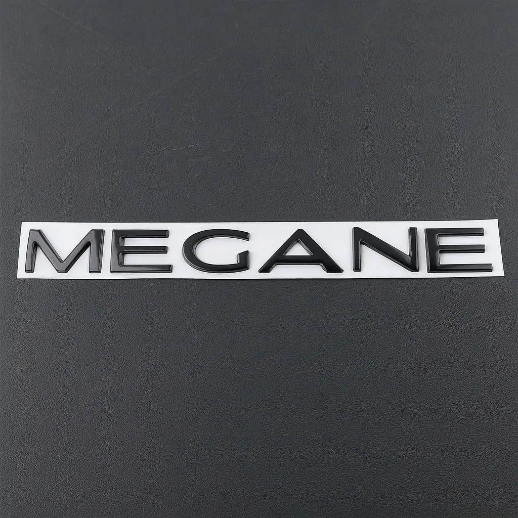 Monogramme Arrière Megane 4 Rs Noir brillant FlexOAuto