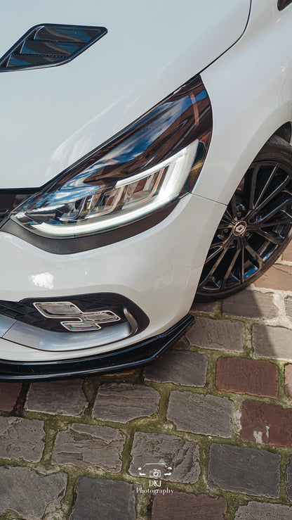 Paupières de phares Clio 4 RS–Film teinté noir gloss (pack complet) FlexOAuto