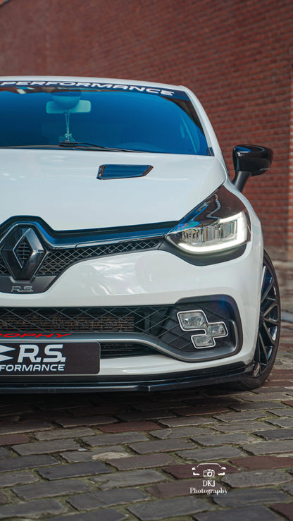 Paupières de phares Clio 4 RS–Film teinté noir gloss (pack complet) FlexOAuto