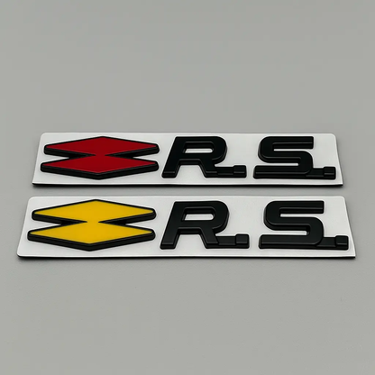 Emblême RS "Renault Sport" Universel FlexOAuto
