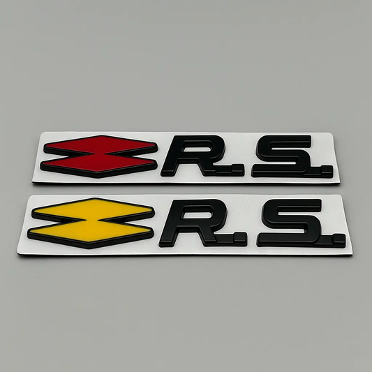 Emblême RS "Renault Sport" Universel FlexOAuto