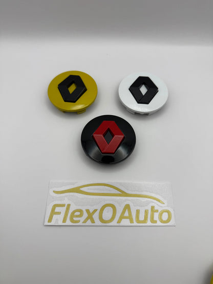 Centres de roues Renault 57 mm  (lot de 4) FlexOAuto