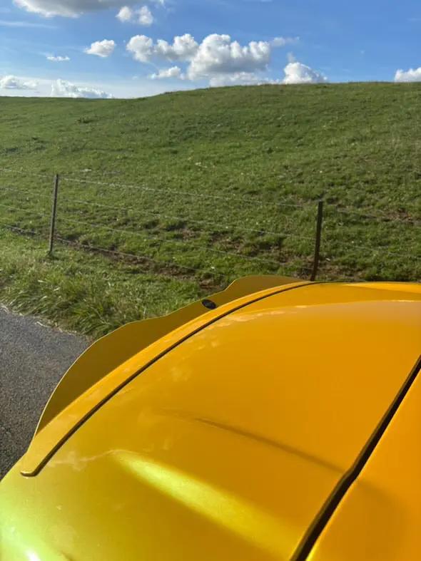 Extension de Becquet FlexOauto – Renault Clio 4 RS – Jaune Sirius / Couleur personnalisée FlexOAuto