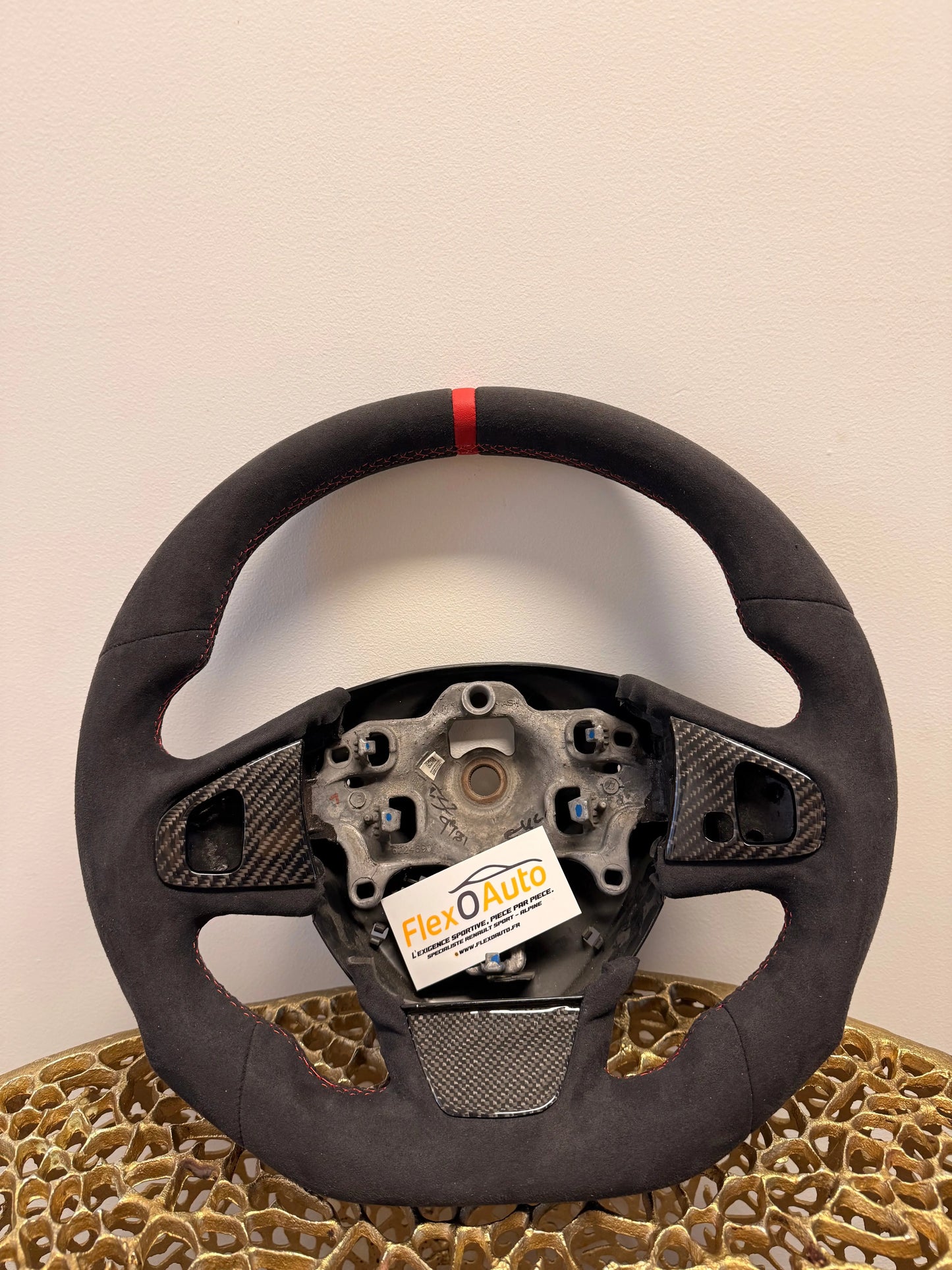 Volant Clio 4 RS Alcantara carbon - FlexOAuto