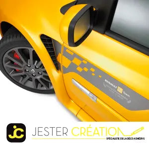 sticker Latéral Renault Clio 3 RS – F1 Team (Côté Unique) FlexOAuto