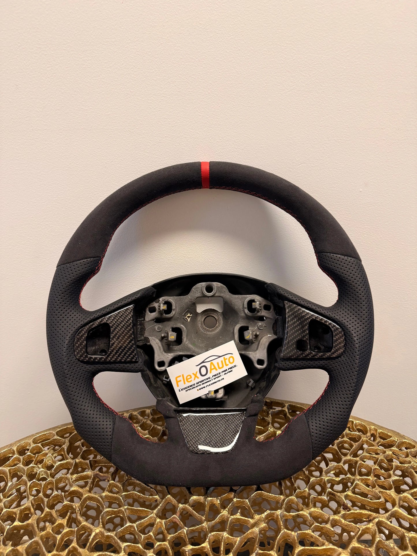 Volant Sport Alcantara & Cuir Perforé – Renault Clio 4 RS / GT - FlexOAuto