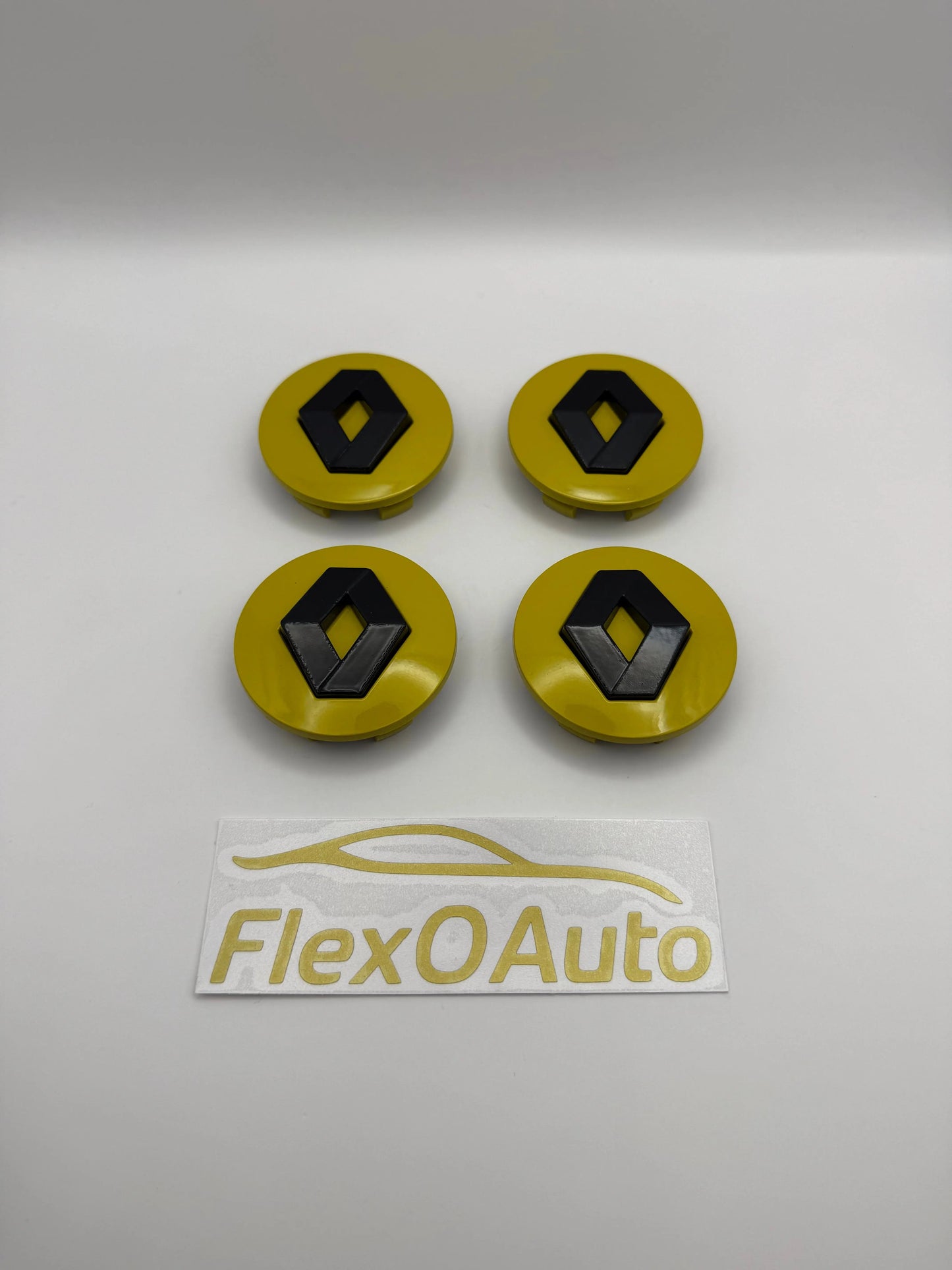 Centres de roues Renault 57 mm  (lot de 4) FlexOAuto