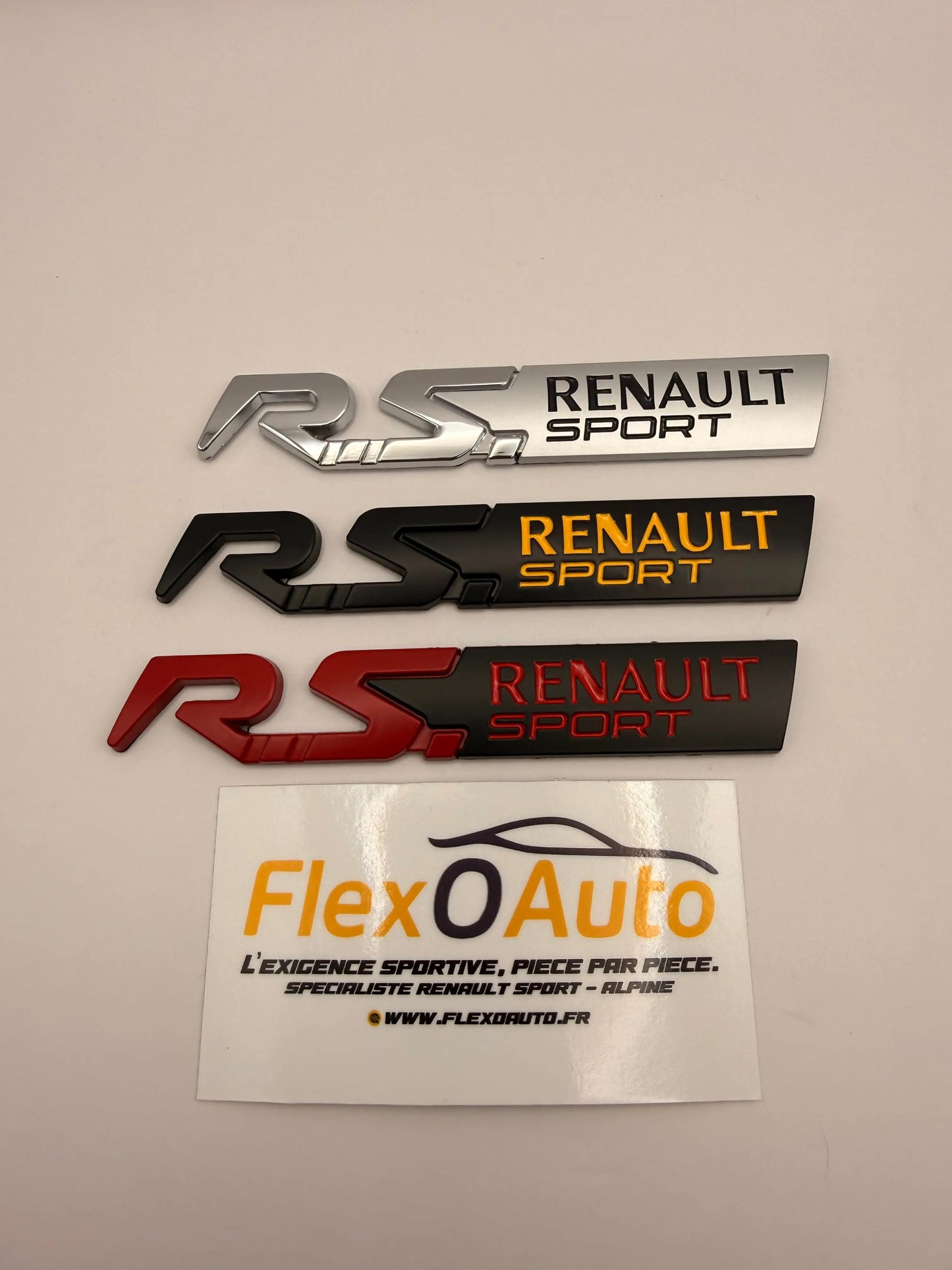 Badge Renault Sport RS Compatible RS & GT FlexOAuto