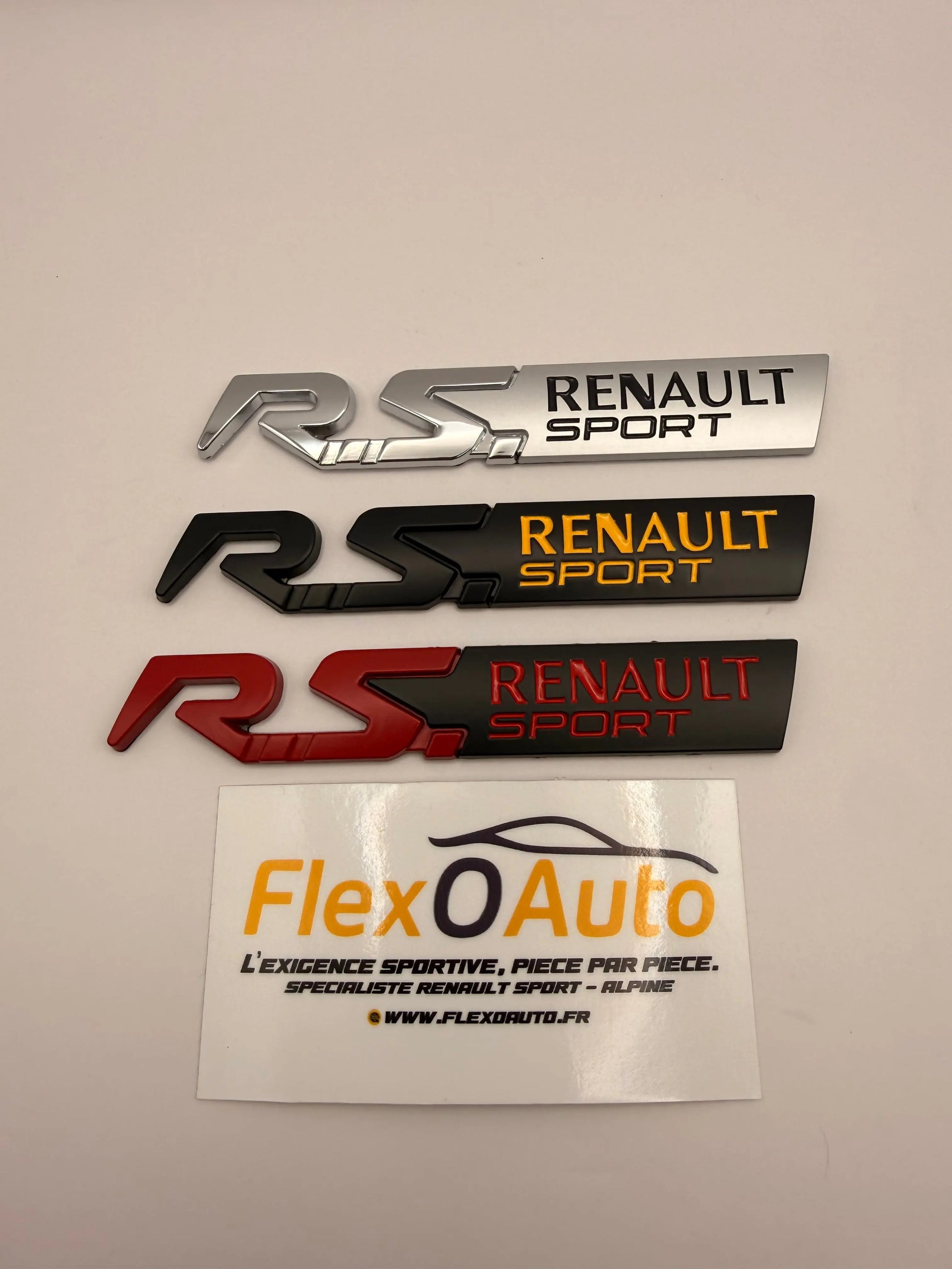 Badge Renault Sport RS Compatible RS & GT FlexOAuto