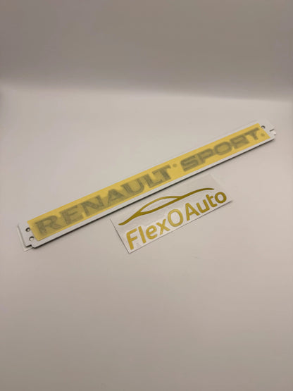 Logo “RENAULT SPORT” noir – Arrière hayon Clio 4 RS / Gamme Renault Sport FlexOAuto