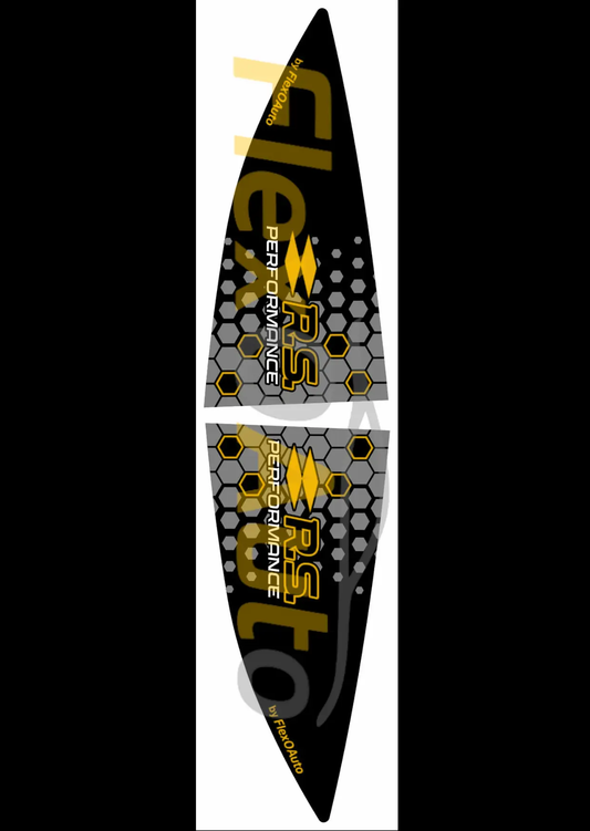 Décoration custode Megane 3 RS – RS Performance by FlexOauto ( plusieurs couleurs disponibles ) FlexOAuto