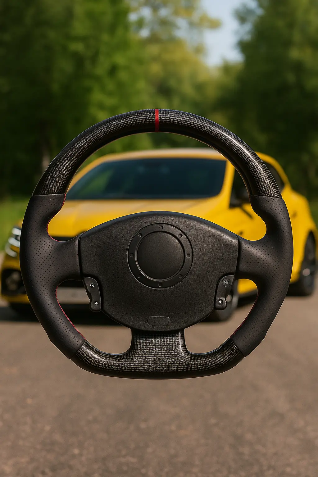 Volant Carbon Megane 2 Rs Flexoauto