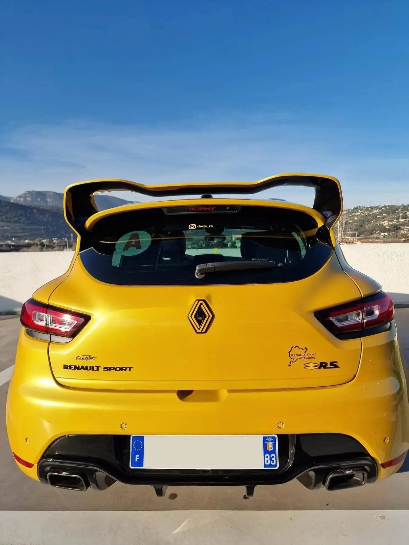 Autocollant Logo Arrière Renault Sport FlexOAuto