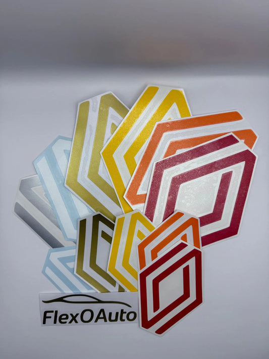 Autocollant Logo Avant/Arrière Renault Sport FlexOAuto