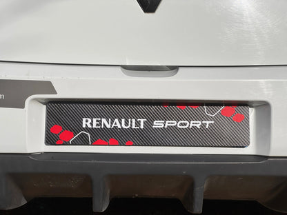 Cache Plaque Carbone Sur Mesure FlexOAuto