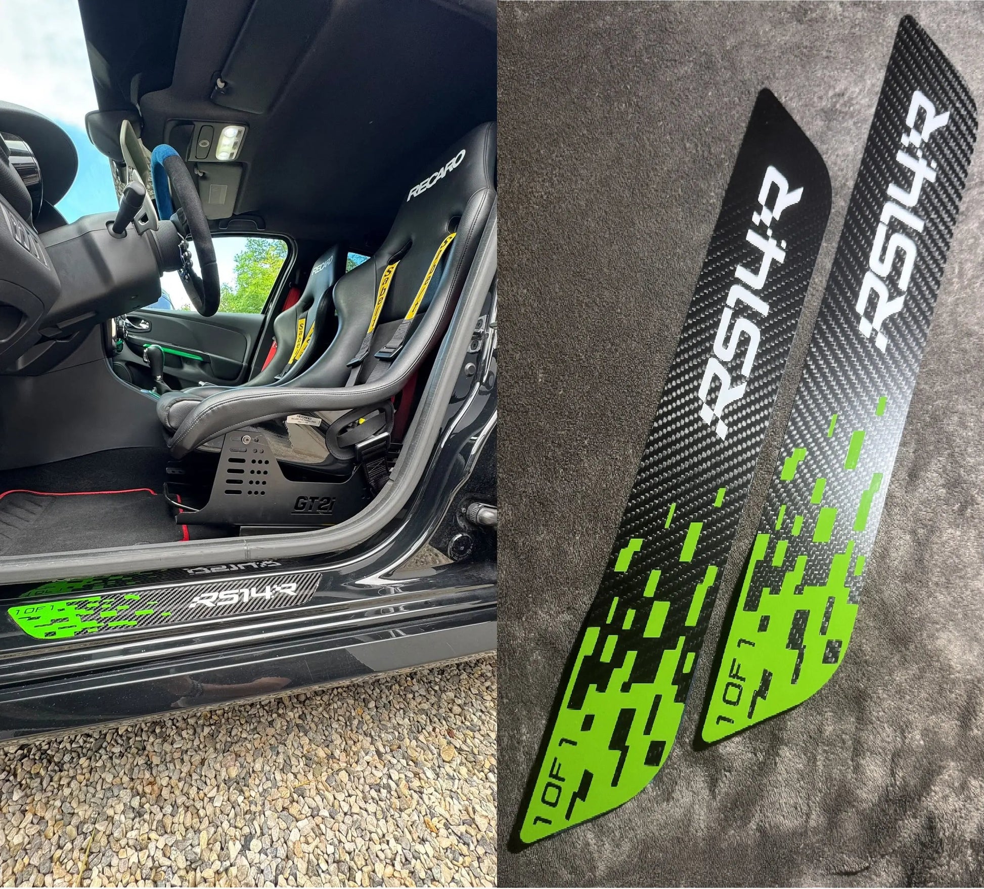 Seuil de Porte Carbone Clio 4 Rs FlexOAuto