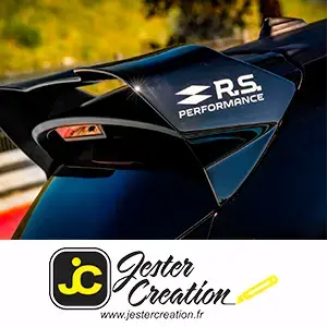 Paire de Stickers Aileron RS Performance – Clio 4 RS FlexOAuto