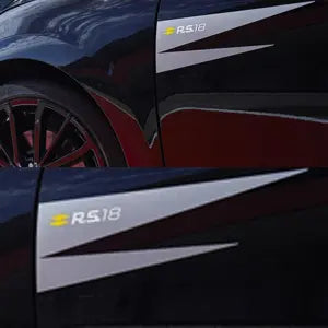 Kit LAT Clio4 RS18 – Stickers Latéraux Racing FlexOAuto