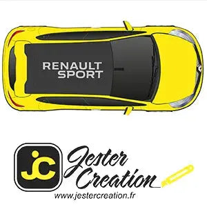 Sticker Texte du Toit « Renault Sport » FlexOAuto