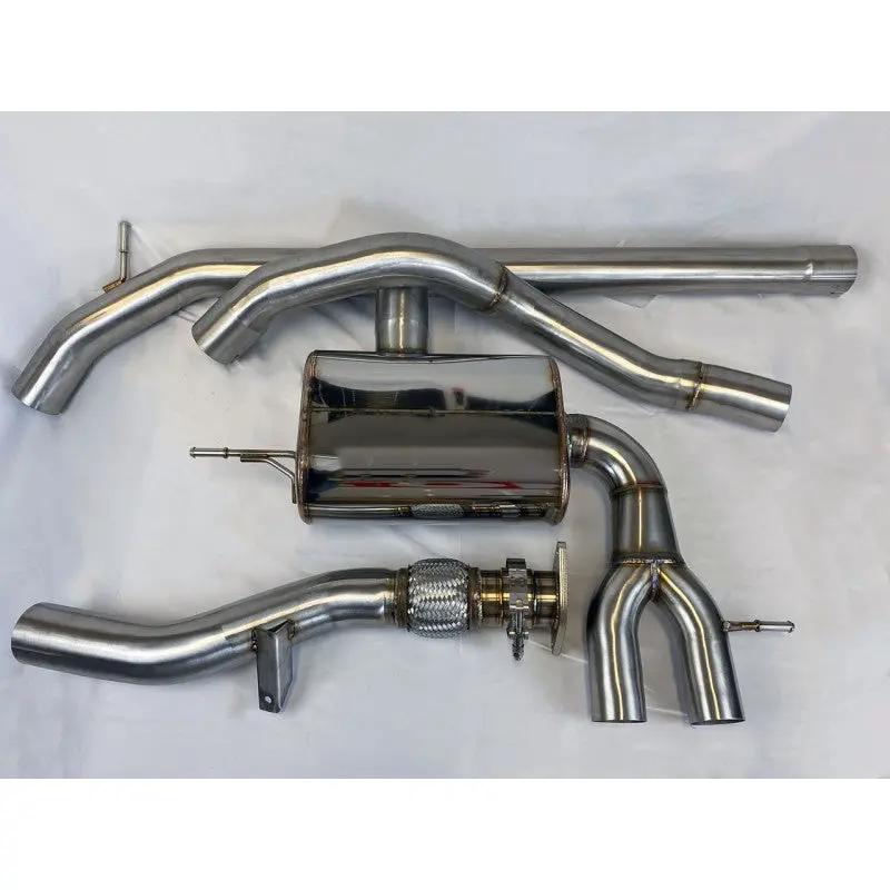 Ligne Echappement Inox complète diamètre 76mm pour Megane 4 RS 280/300 FlexOAuto