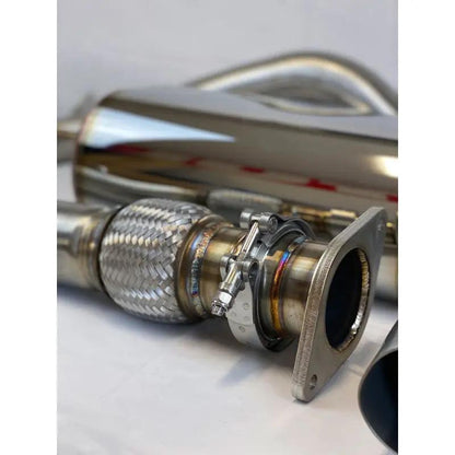 Ligne Echappement Inox complète diamètre 76mm pour Megane 4 RS 280/300 FlexOAuto