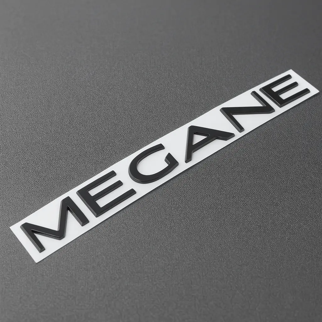 Monogramme Arrière Megane 4 Rs Noir brillant FlexOAuto