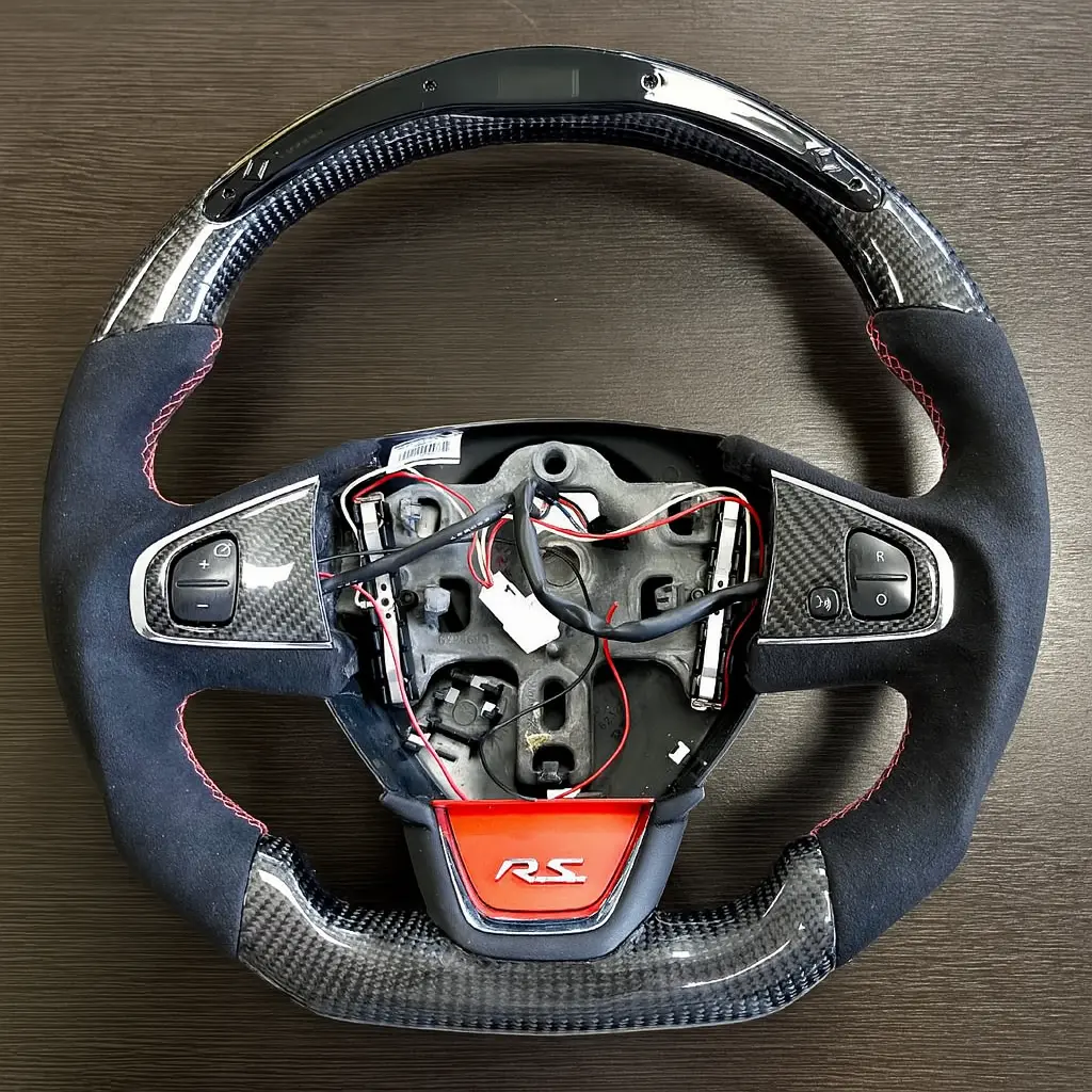 Volant carbone Clio 4 Rs shiftlight FlexOAuto