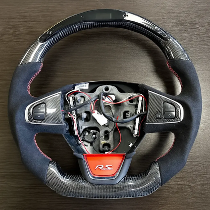 Volant carbone Clio 4 Rs shiftlight FlexOAuto