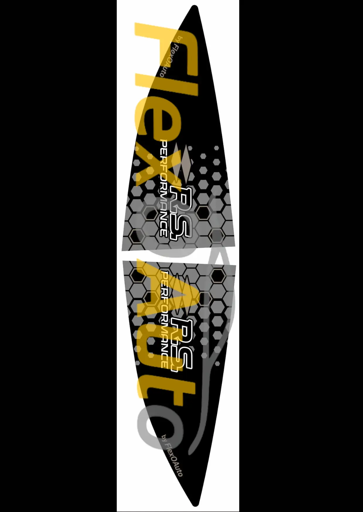 Décoration custode Megane 3 RS – RS Performance by FlexOauto ( plusieurs couleurs disponibles ) FlexOAuto