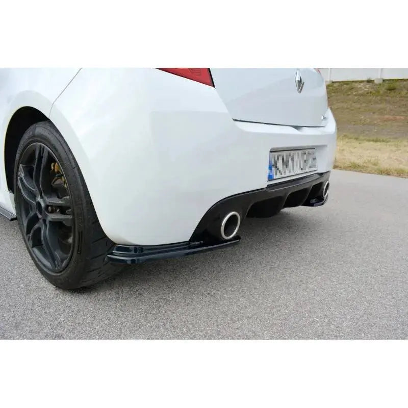 Maxton - Lame Du Pare-Chocs Arrière Renault Clio mk3 Rs Facelift – noir brillant FlexOAuto