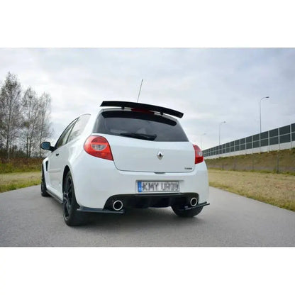 Maxton - Lame Du Pare-Chocs Arrière Renault Clio mk3 Rs Facelift – noir brillant FlexOAuto